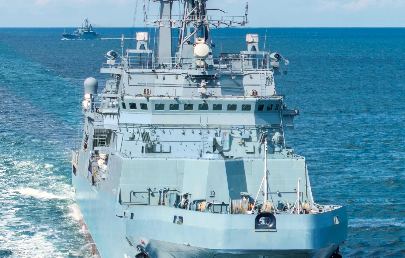 Photo wallpaper ship, landing, Ivan Gren