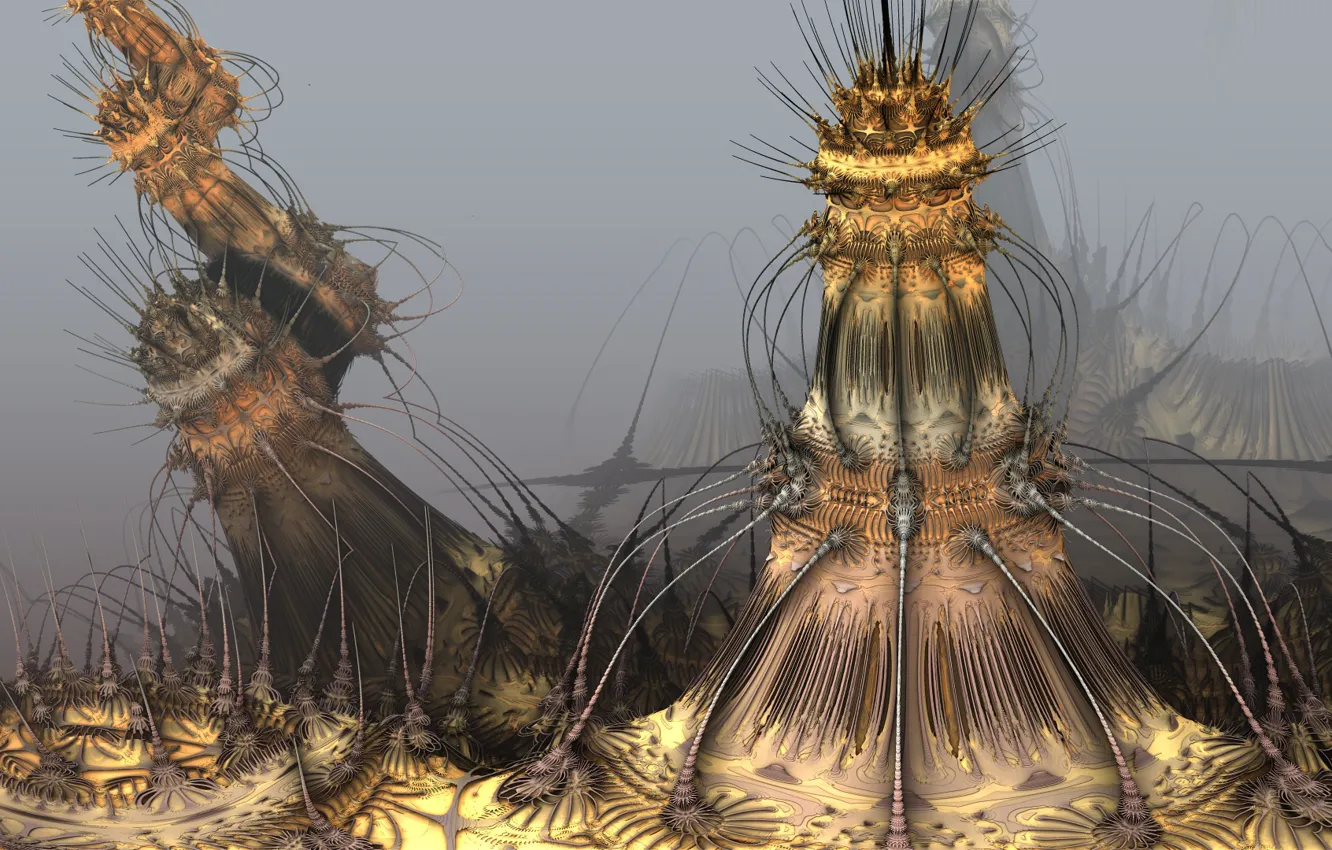 Photo wallpaper something, figures, 3D graphics