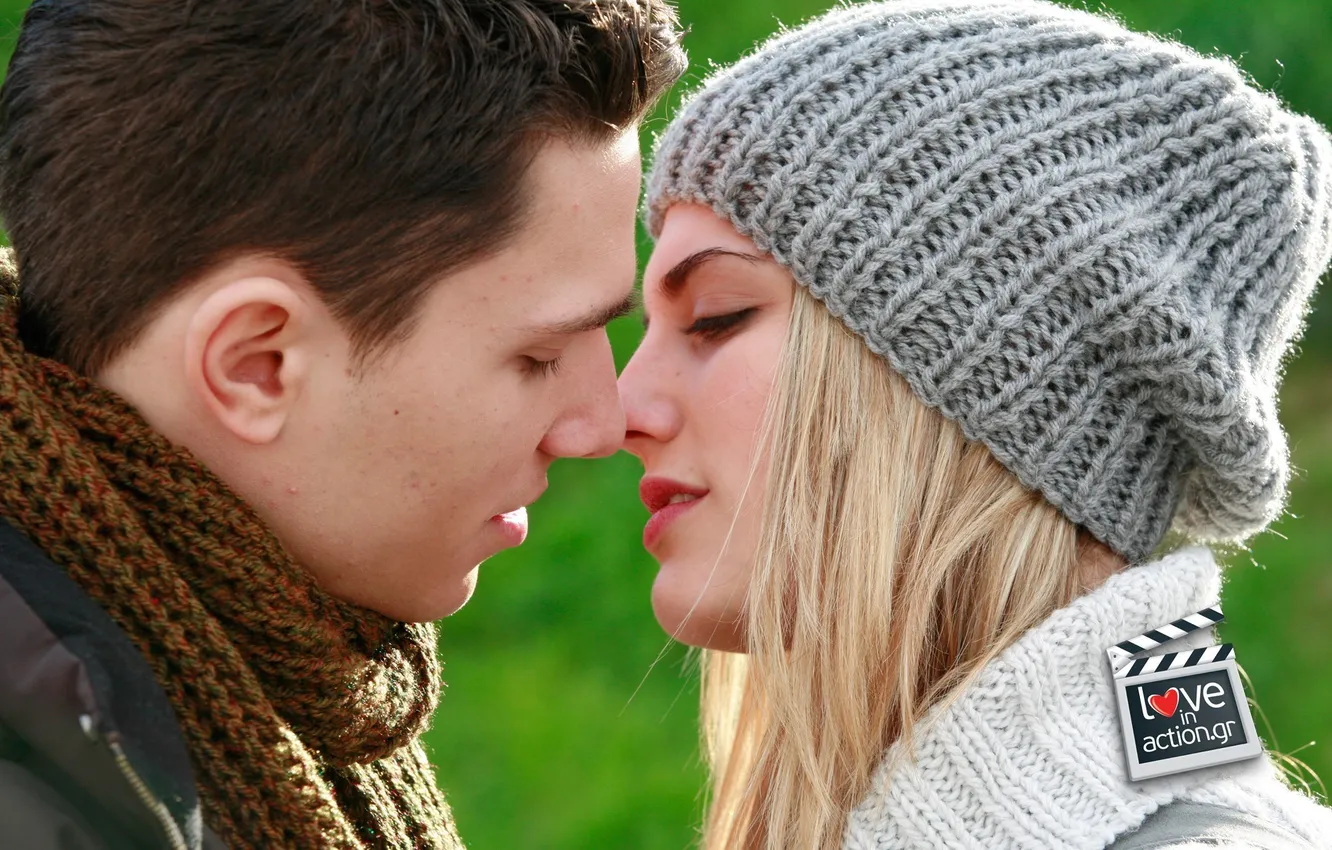 Photo wallpaper girl, love, couple