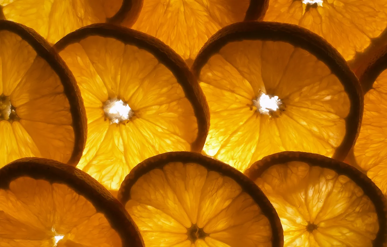 Photo wallpaper mood, oranges, fruit