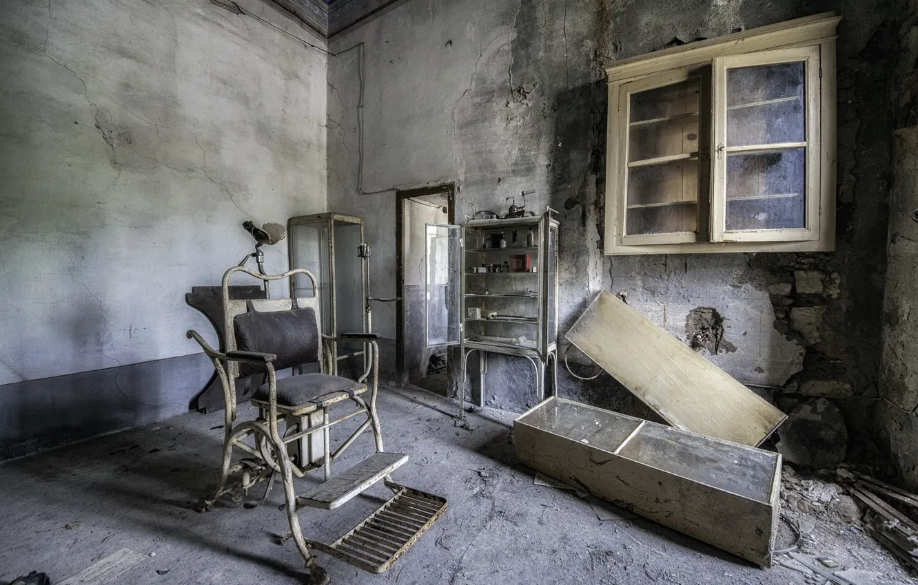 Photo wallpaper chair, hospital, office