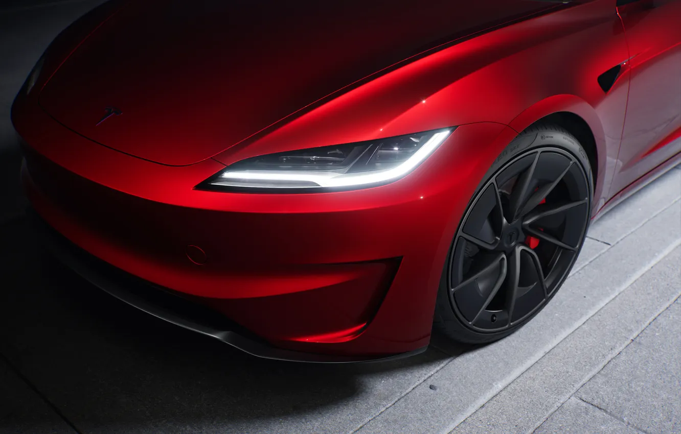 Photo wallpaper Tesla, 2024, Tesla Model 3 Performance