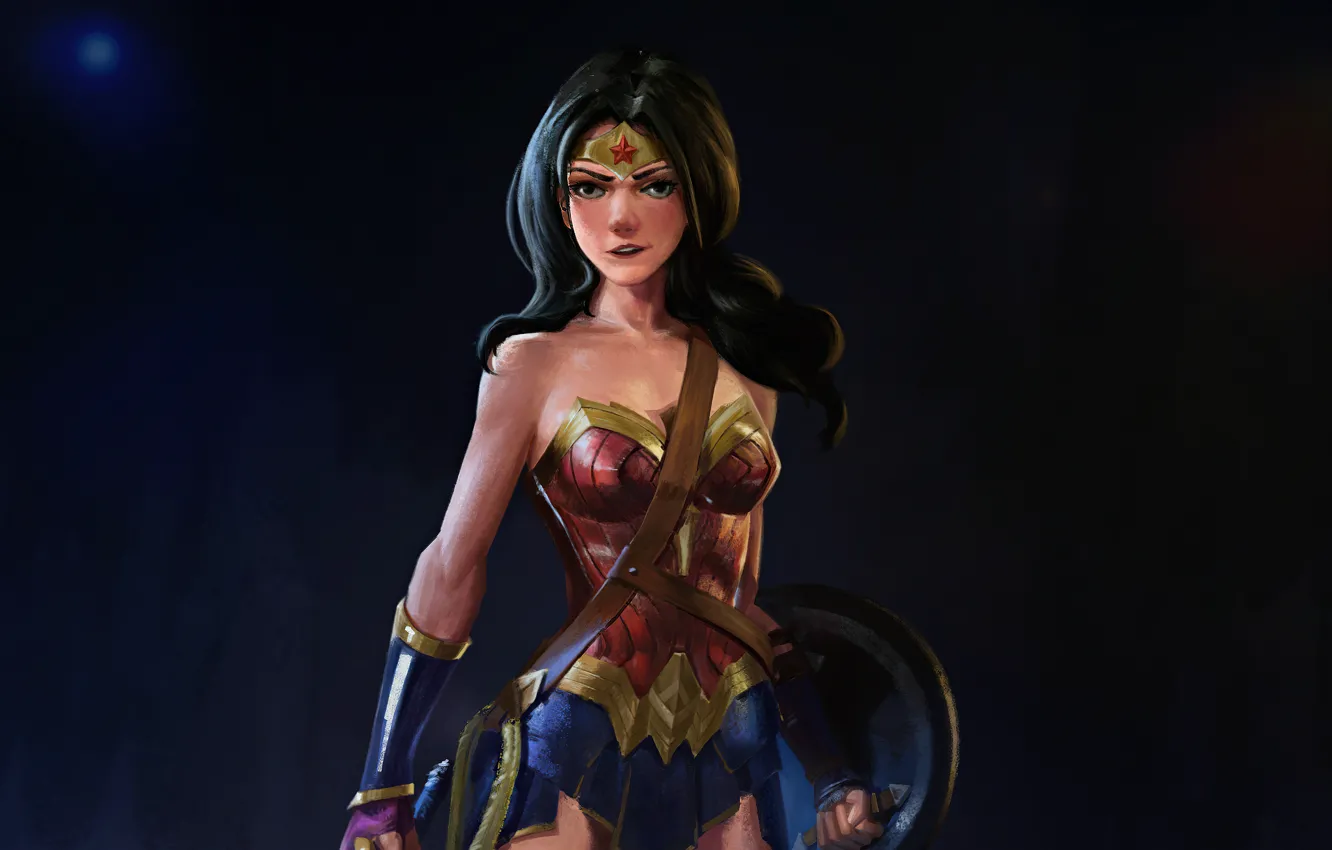 Photo wallpaper Wonder Woman, Marvel, super hero