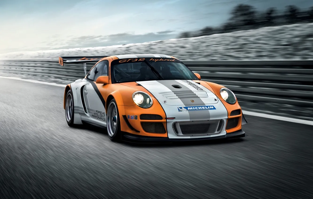 Photo wallpaper auto, Wallpaper, track, Porsche, Porsche, Porsche, track, 2011