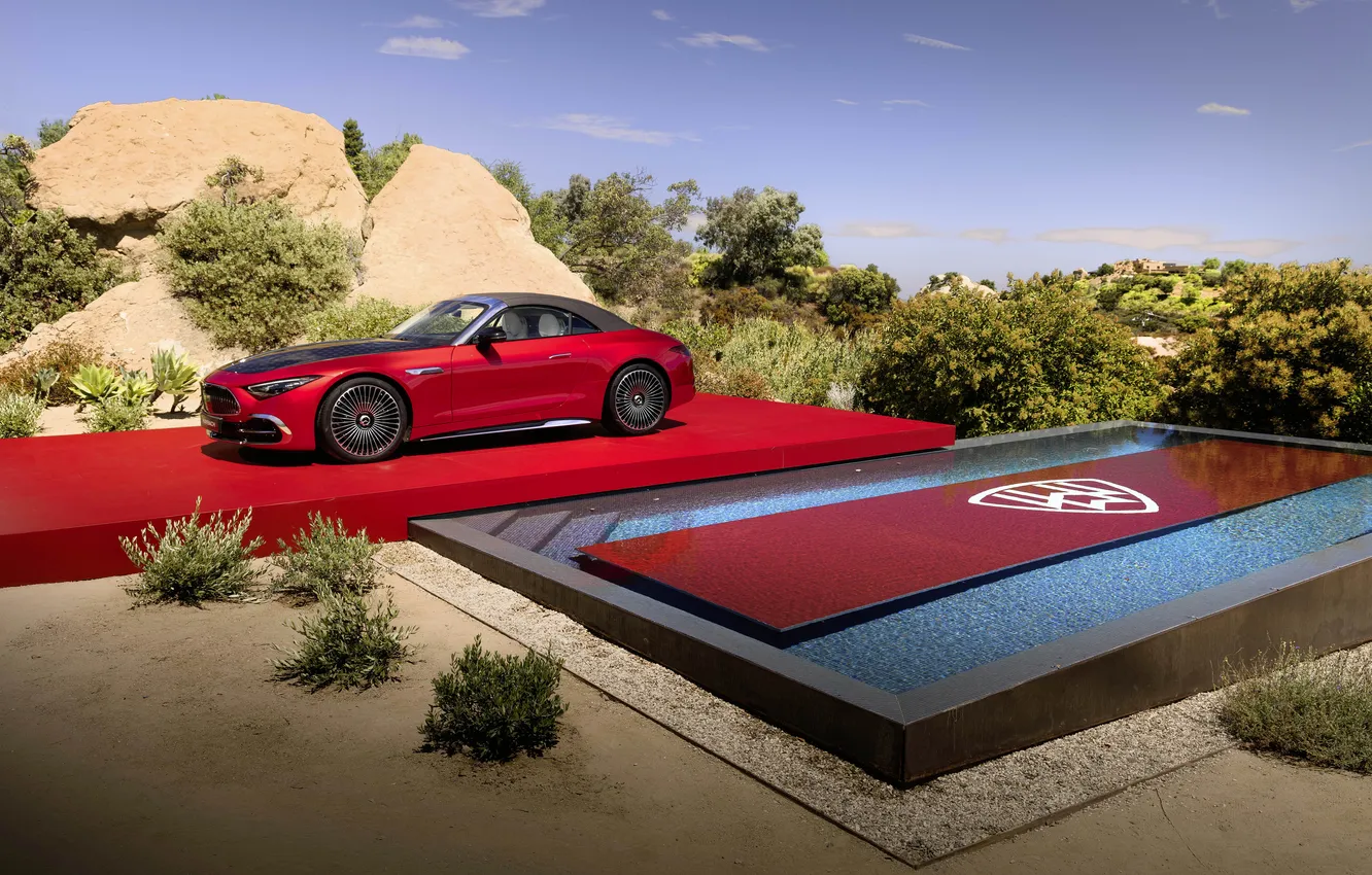 Photo wallpaper Roadster, Mercedes, Roadster, Maybach, Mercedes, luxury, Maybach, Sportcar