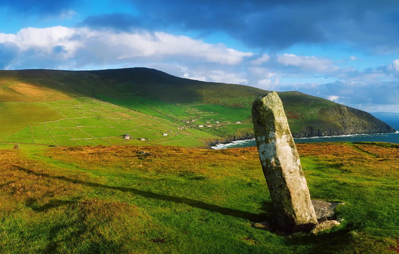Photo wallpaper stones, village, Ireland