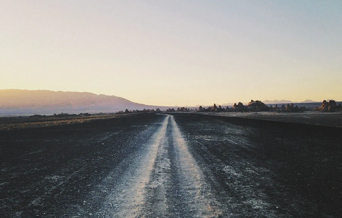 Photo wallpaper road, field, photo, Bryan Schutmaat