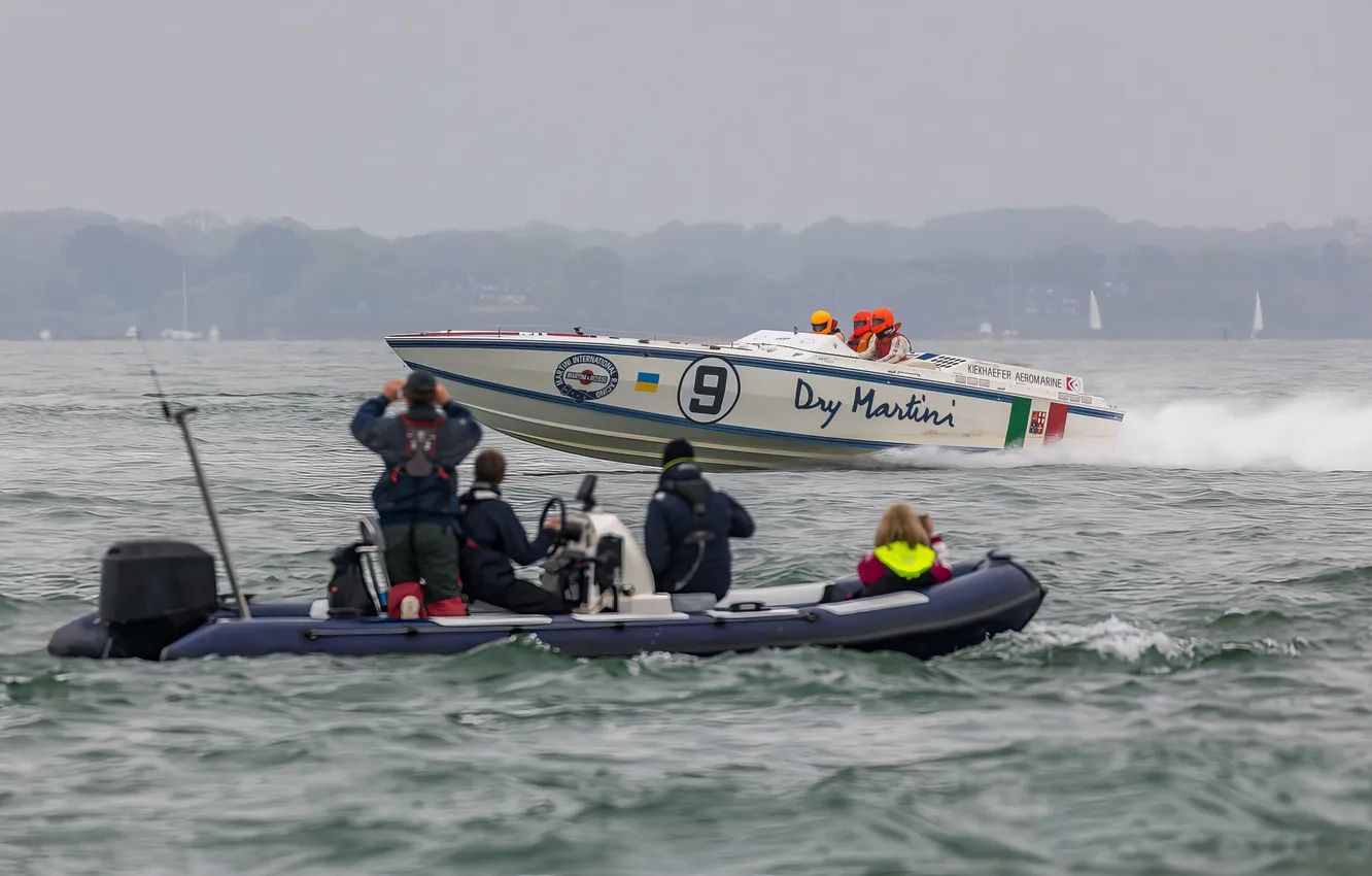 Photo wallpaper race, boat, speed