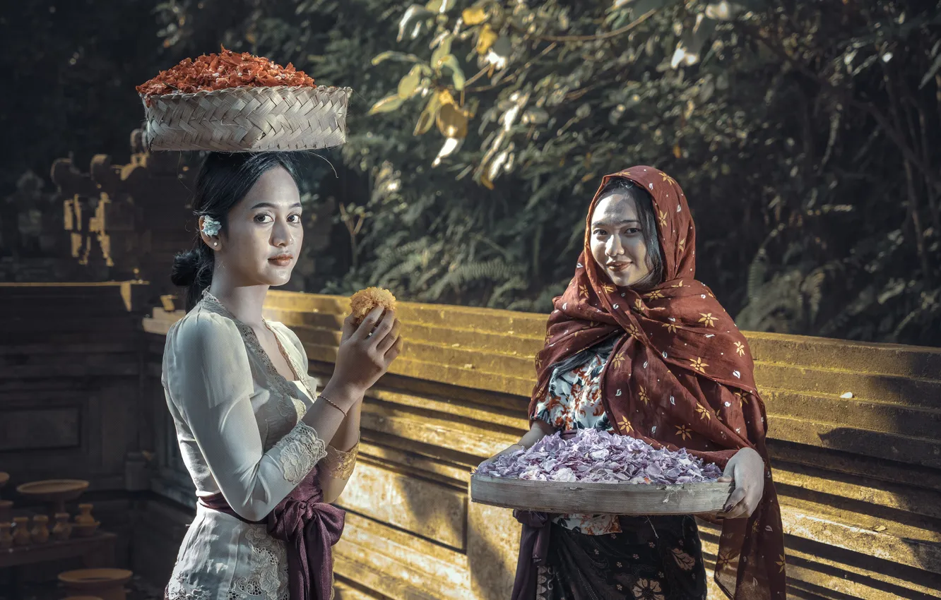 Photo wallpaper people, village, National Geographic Partners