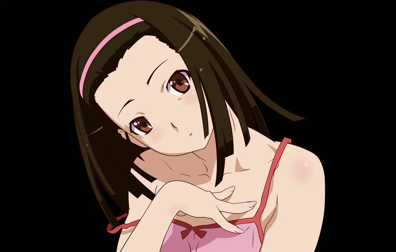 Photo wallpaper anime, bakemonogatari, monogatari, history of monsters, sengoku nadeko, Anime. I love it, Nyahska, nya