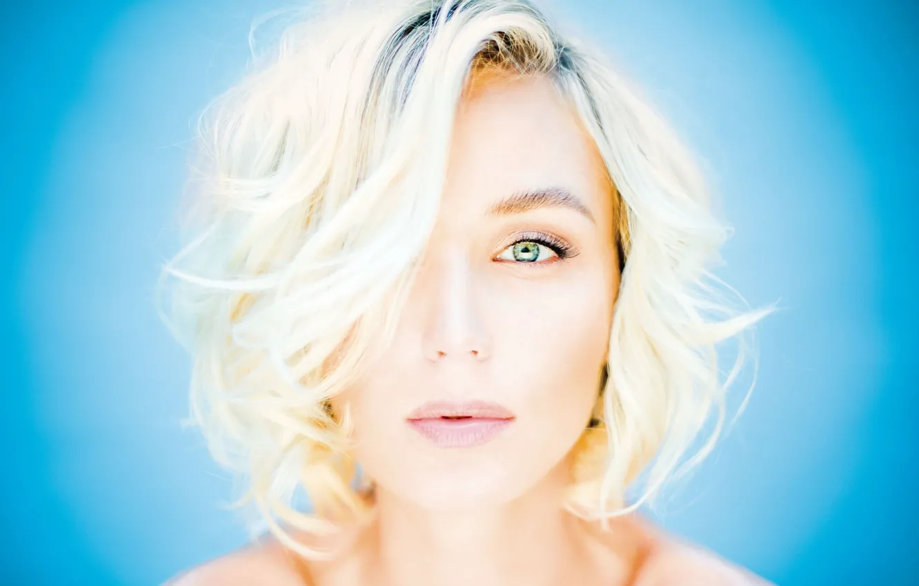 Photo wallpaper look, pose, model, portrait, makeup, actress, singer, model