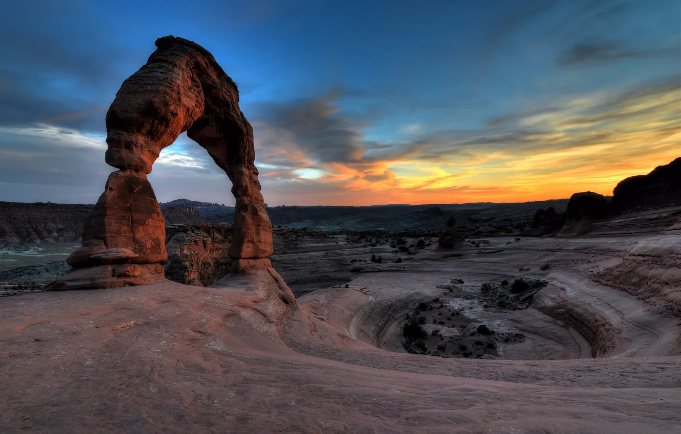 Photo wallpaper Utah, Arches National Park, Delicate Arch