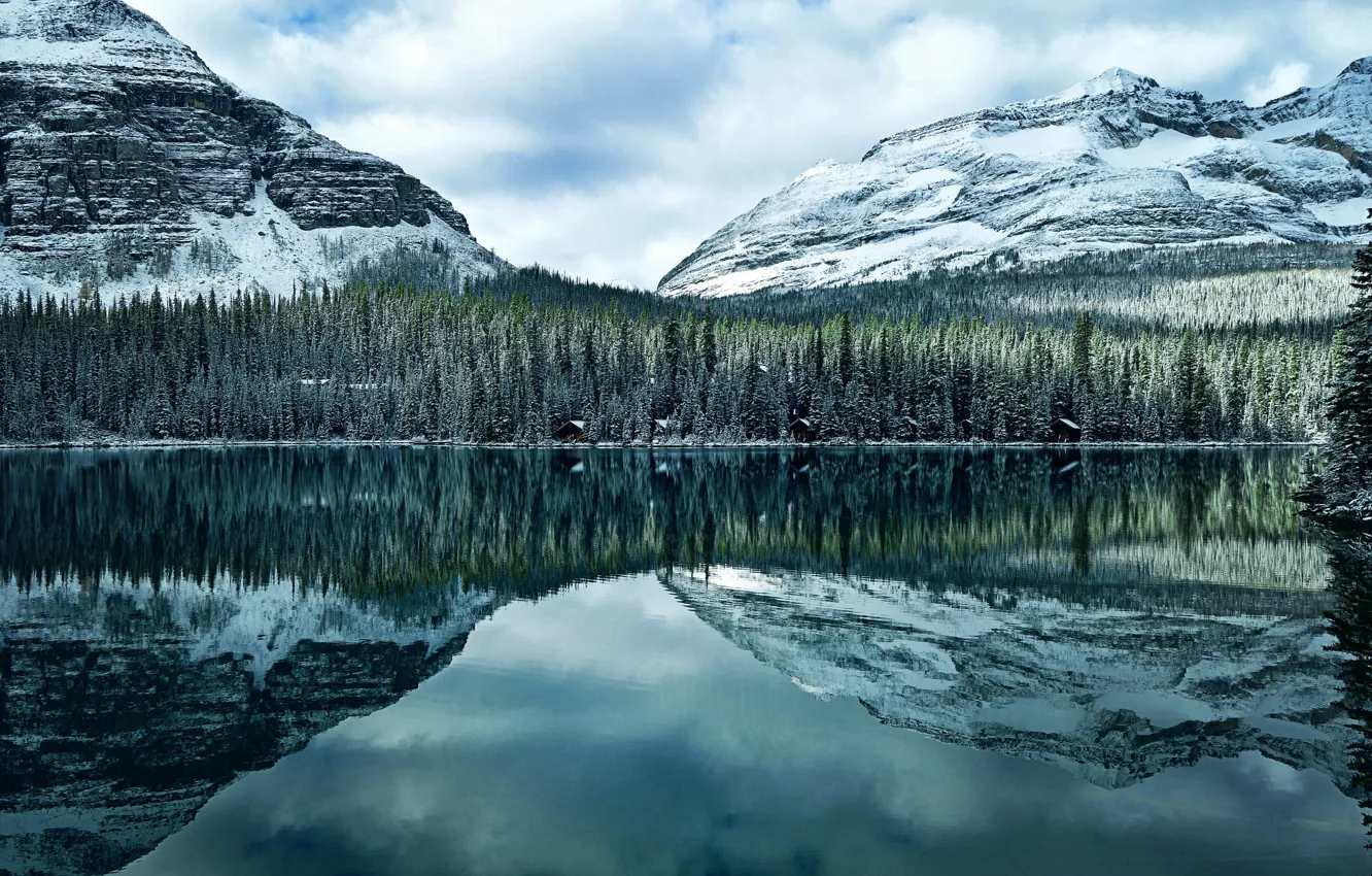 Photo wallpaper Canada, British Columbia, Hector, Lake O'Hara