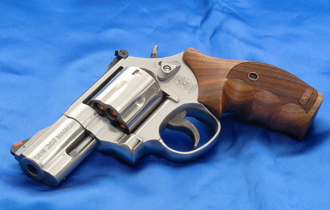 Photo wallpaper Wallpaper, Background, Weapons, Canvas, Revolver, Smith & Wesson, Model 686P