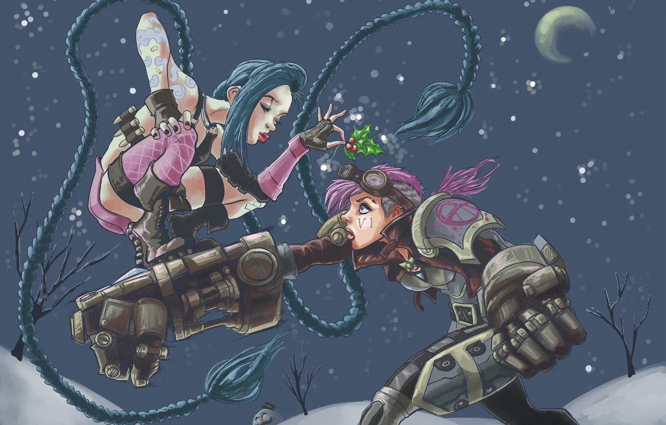 Photo wallpaper League of Legends, LoL, Jinx