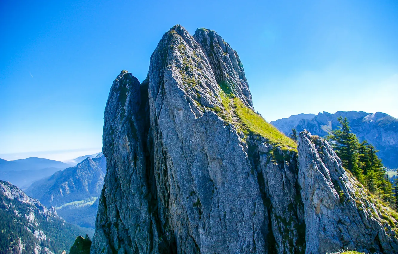 Photo wallpaper rocks, Mountains, cliff