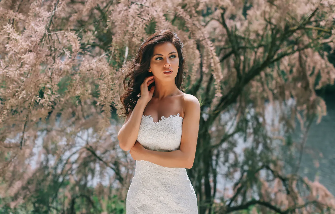 Photo wallpaper summer, girl, face, hair, the beauty