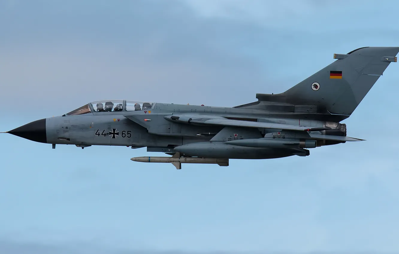 Photo wallpaper pilot, Panavia Tornado ECR, Tornado, Panavia Tornado, The German air force, The aircraft REB, PTB, …
