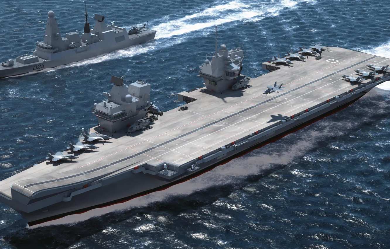 Photo wallpaper aircraft, ocean, Apache, helicopters, Chinook, Planes, Royal Navy, Merlin