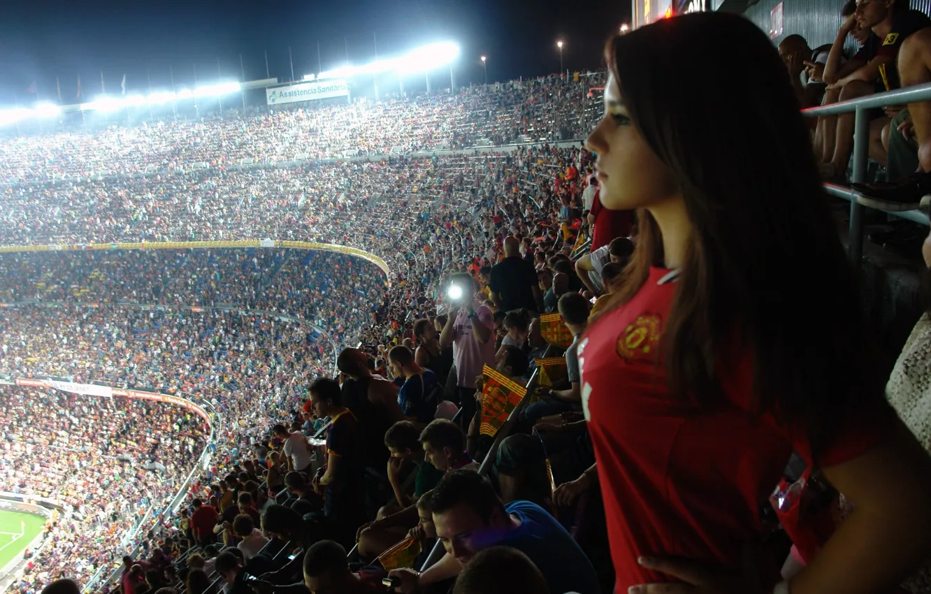 Photo wallpaper Barcelona, Barcelona, Manchester United, Manchester United