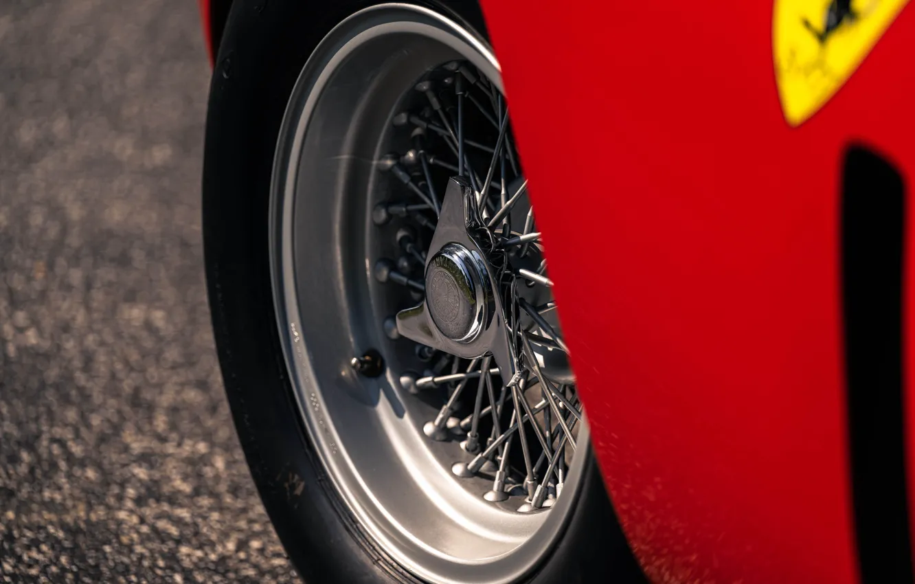 Photo wallpaper Ferrari, wheel, 1962, 250, Ferrari 250 GTO, Ferrari 330 LM