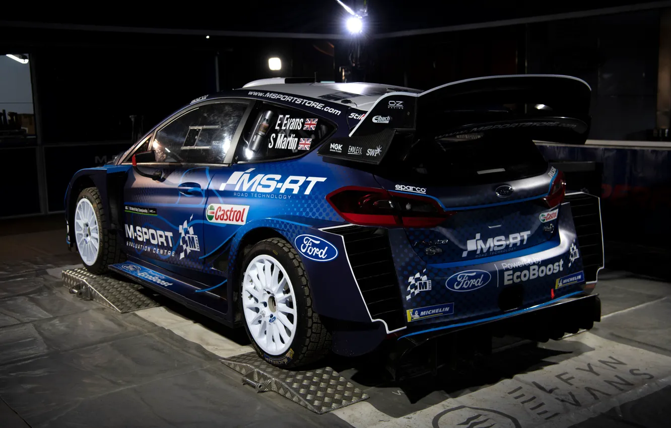 Photo wallpaper ford, wrc, fiesta