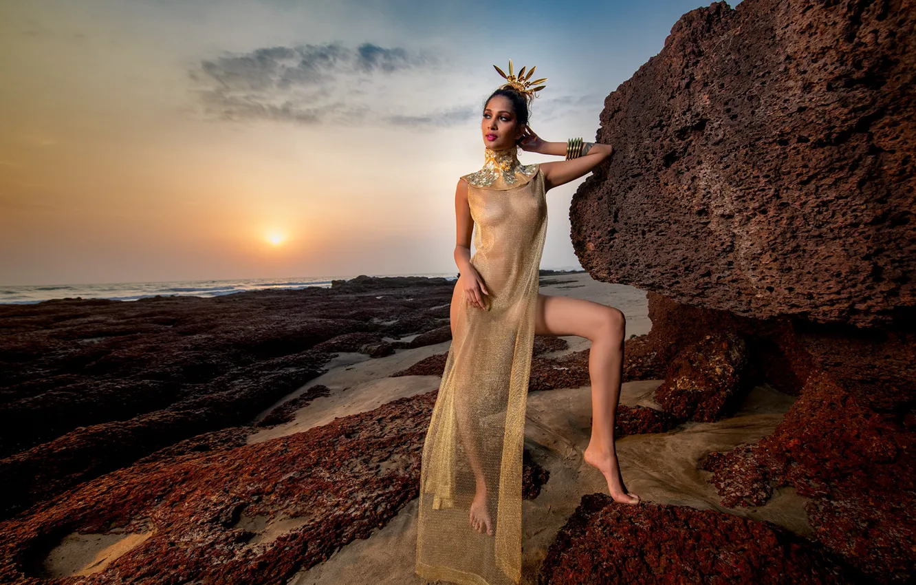 Photo wallpaper girl, hot, sexy, fashion, eyes, smile, beautiful, figure