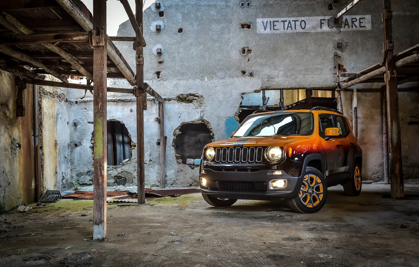 Photo wallpaper jeep, Jeep, 2015, Renegade, renegade, Garage Italia Customs, Montreux Jazz Festival Showcar