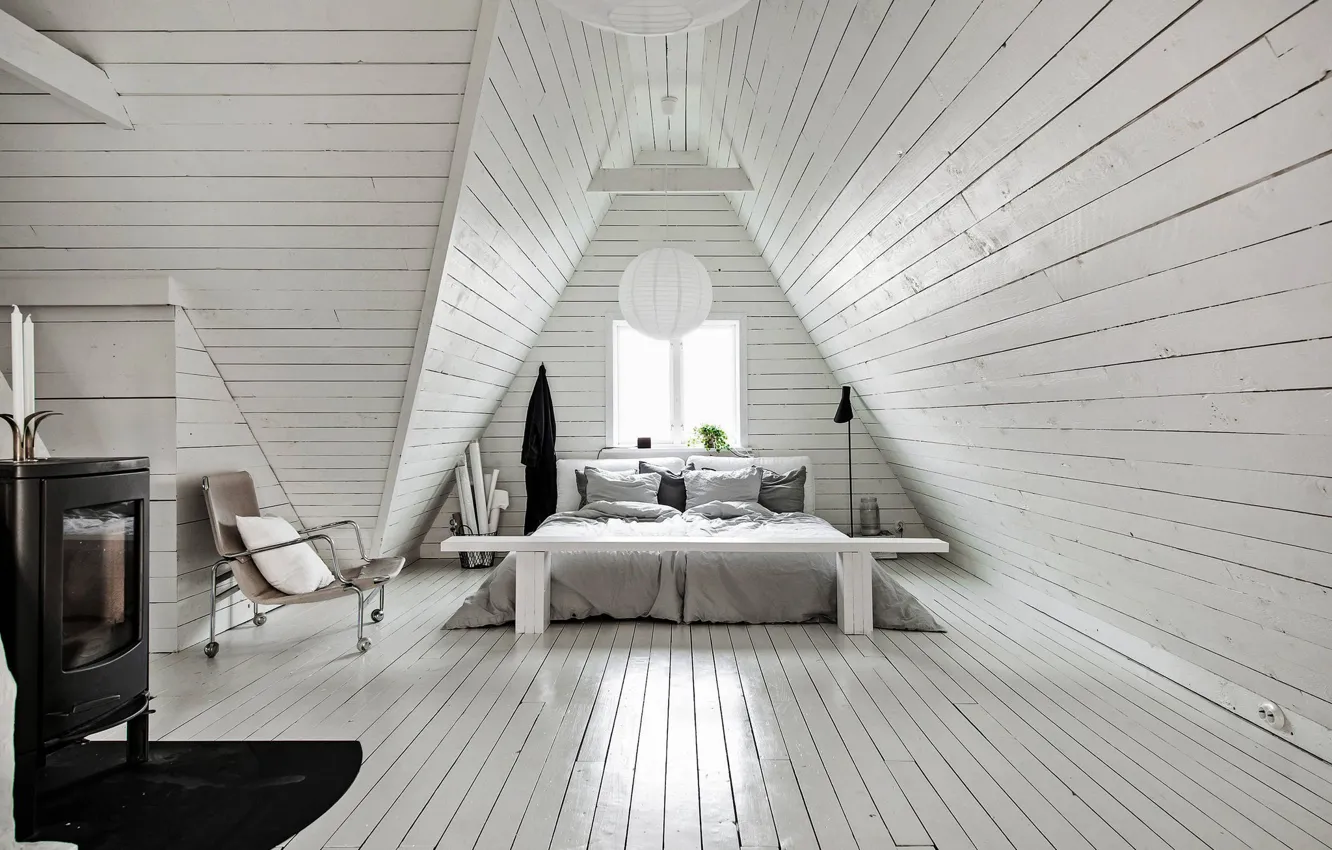 Photo wallpaper design, interior, bedroom, Grimmeredsvägen