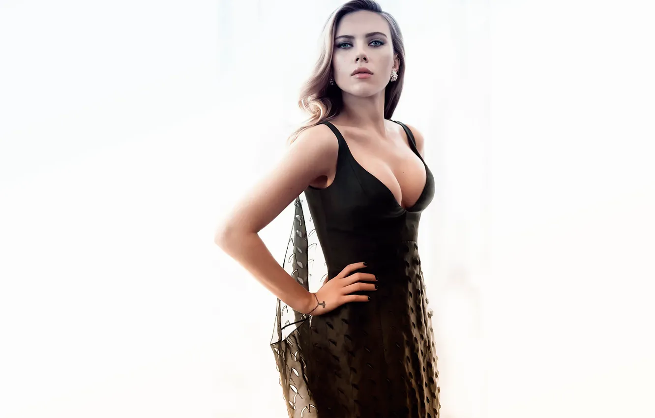 Photo wallpaper Scarlett Johansson, photoshoot, Vanity Fair