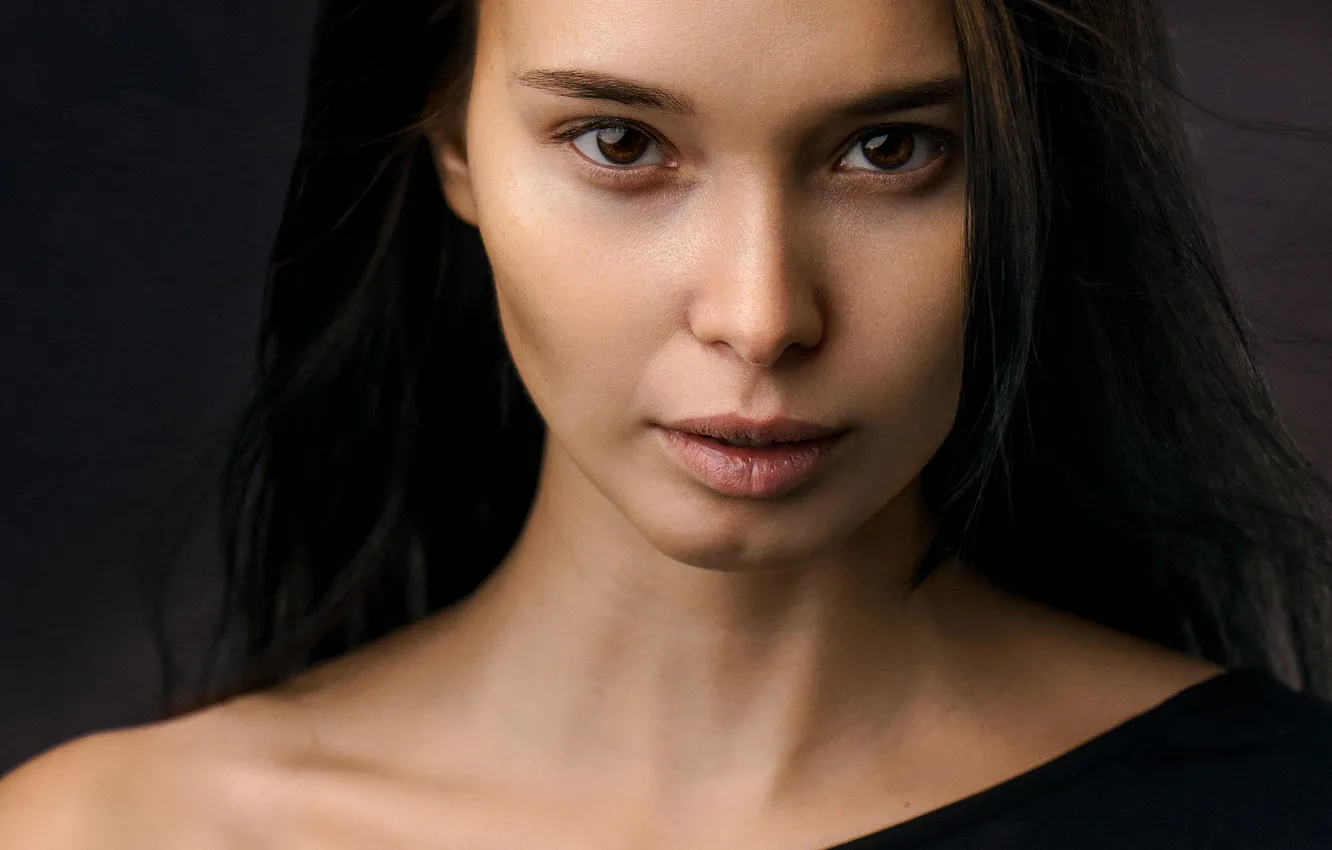 Photo wallpaper look, Lina, portrait photography, Vladislav Blinov