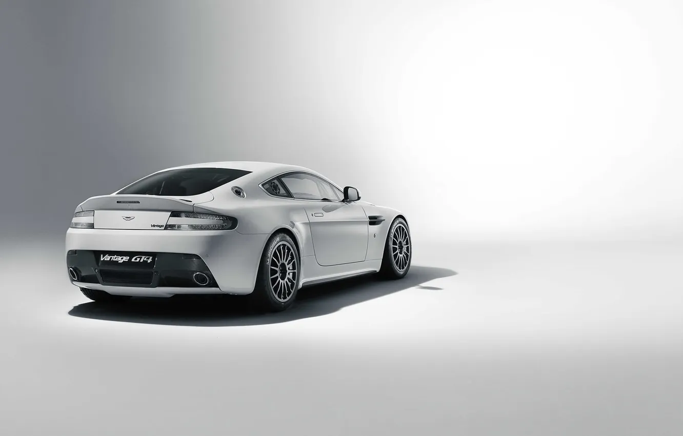 Photo wallpaper Aston Martin, white, aston martin, vintage, gt4