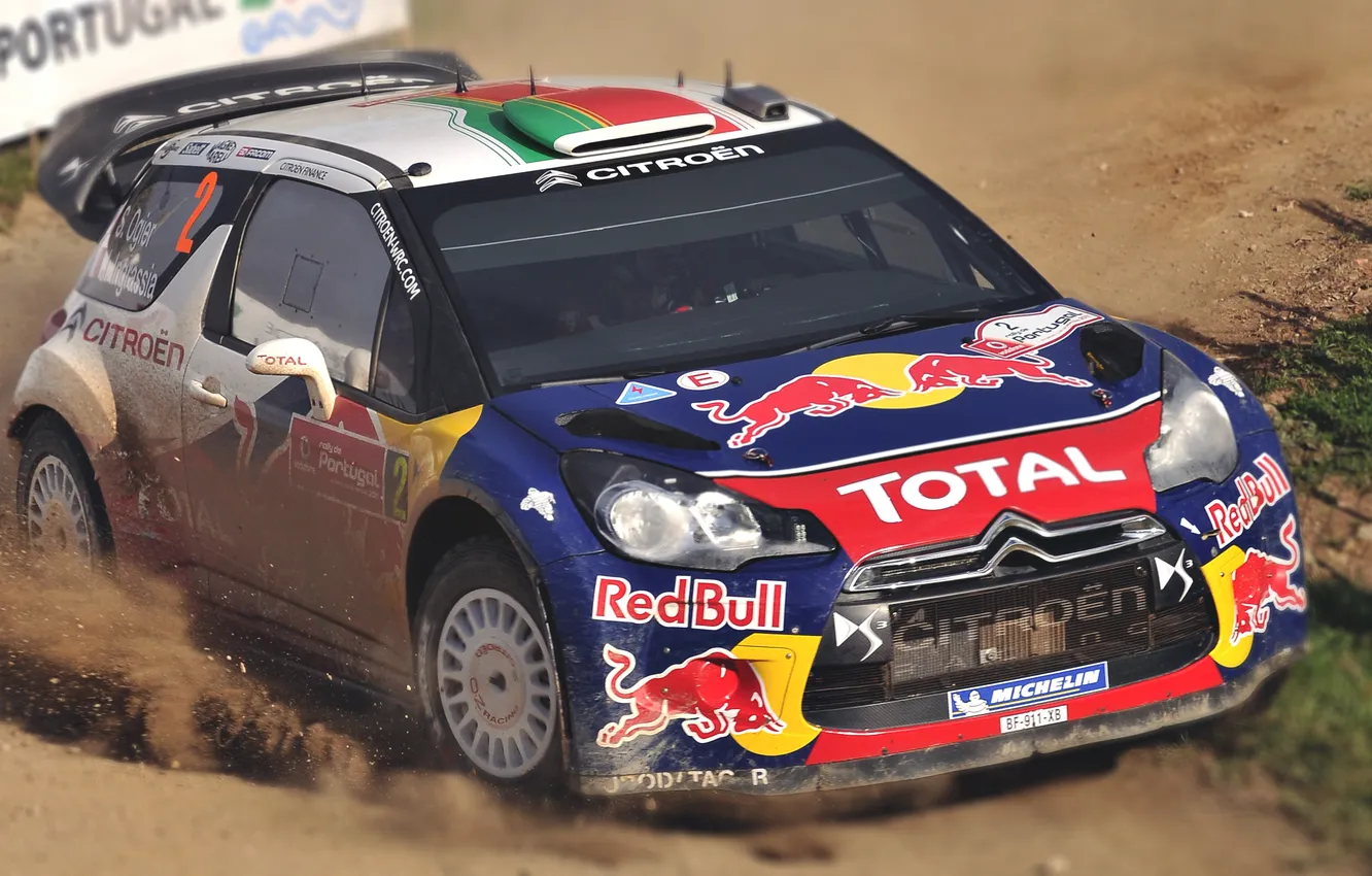 Photo wallpaper machine, auto, race, sport, turn, dirt, Skid, Citroen