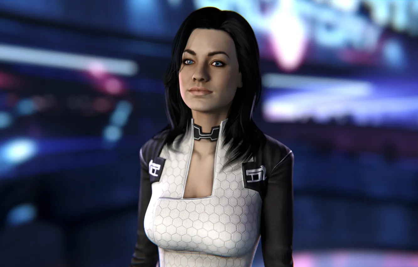 Photo wallpaper mass effect, miranda lawson, Cerberus Officer