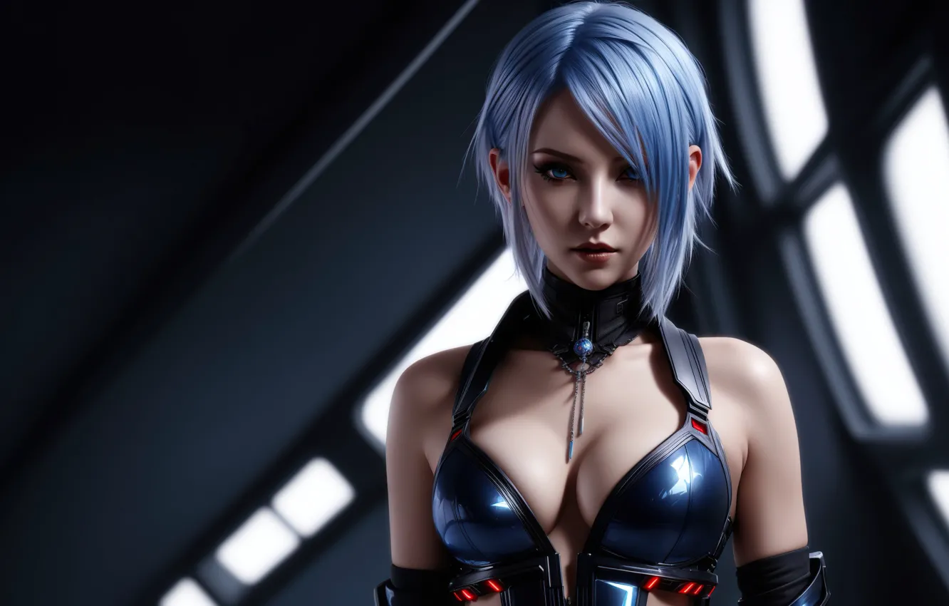 Photo wallpaper girl, fantasy, fashion, art, fantasy art, fantasy girl, Stable Diffusion, Neuronet