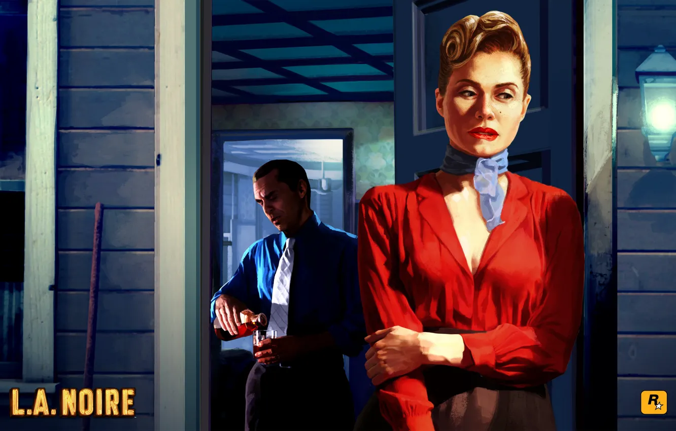 Photo wallpaper L. A. Noire, investigation, Lorna