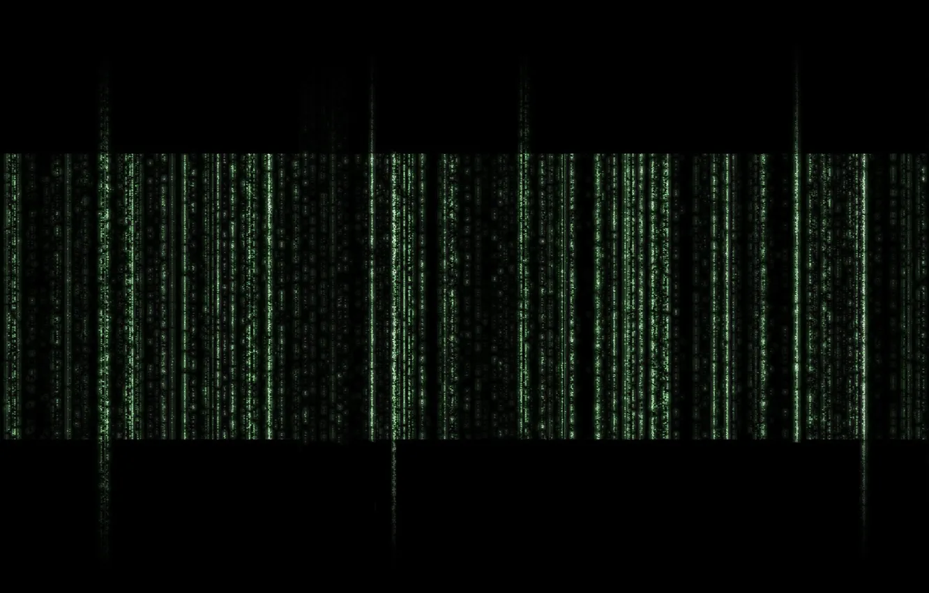 Photo wallpaper code, matrix, matrix, black background, cipher