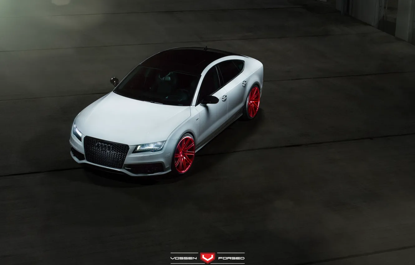 Photo wallpaper car, tuning, Vossen Wheels, Elusive Motoring, Audi S7