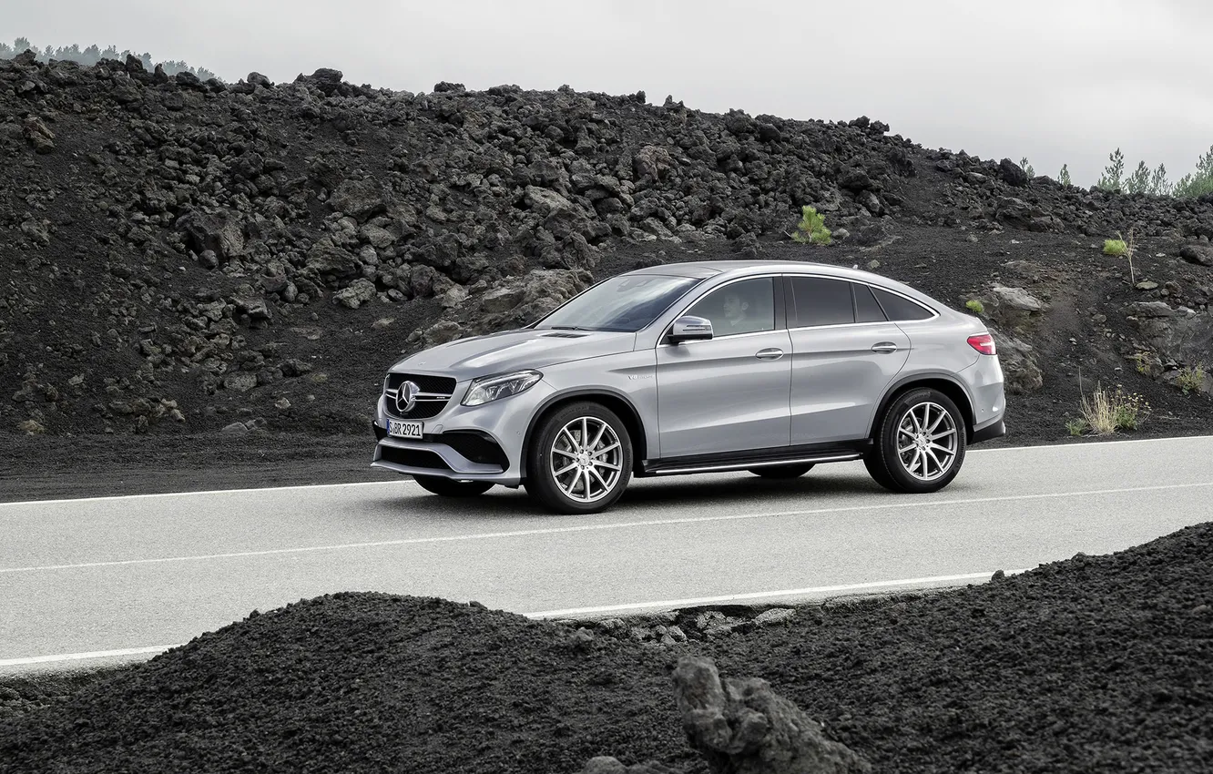 Photo wallpaper Mercedes-Benz, Coupe, 2015, GLE-Class, W166