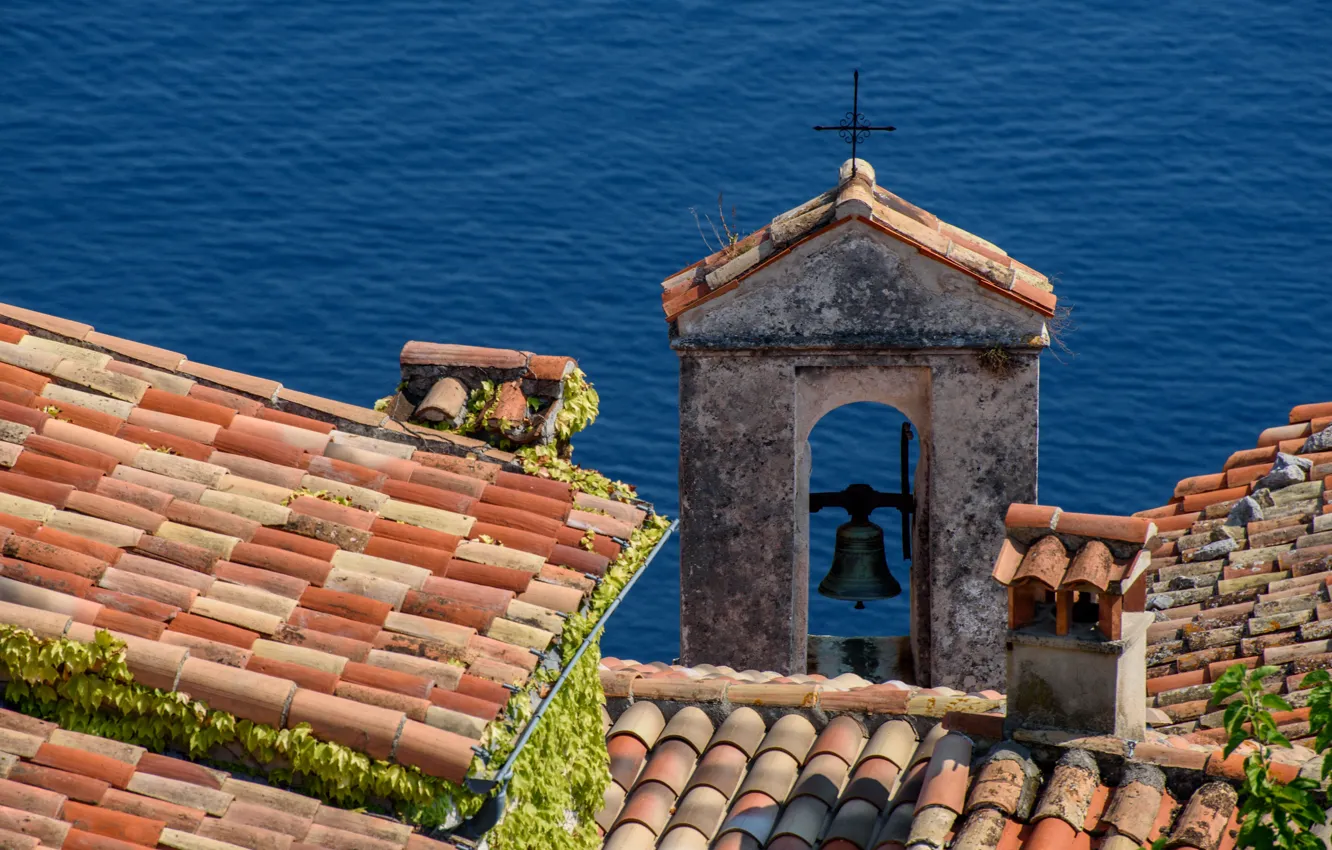 Photo wallpaper roof, France, tile, Provence