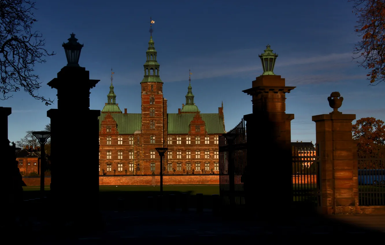 Photo wallpaper Denmark, Copenhagen, Copenhagen, The capital, Rosenborg Slot, Rosenborg Castle