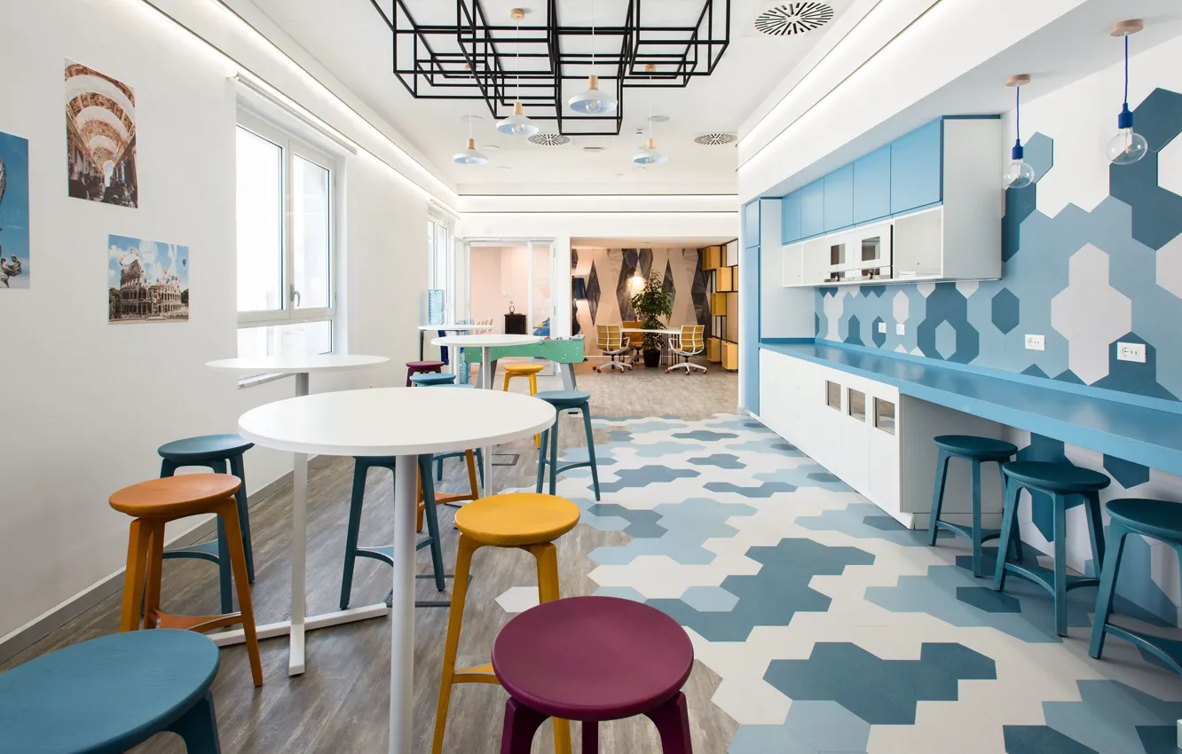 Photo wallpaper style, design, interior, Binario F, by CBRE, the room, club