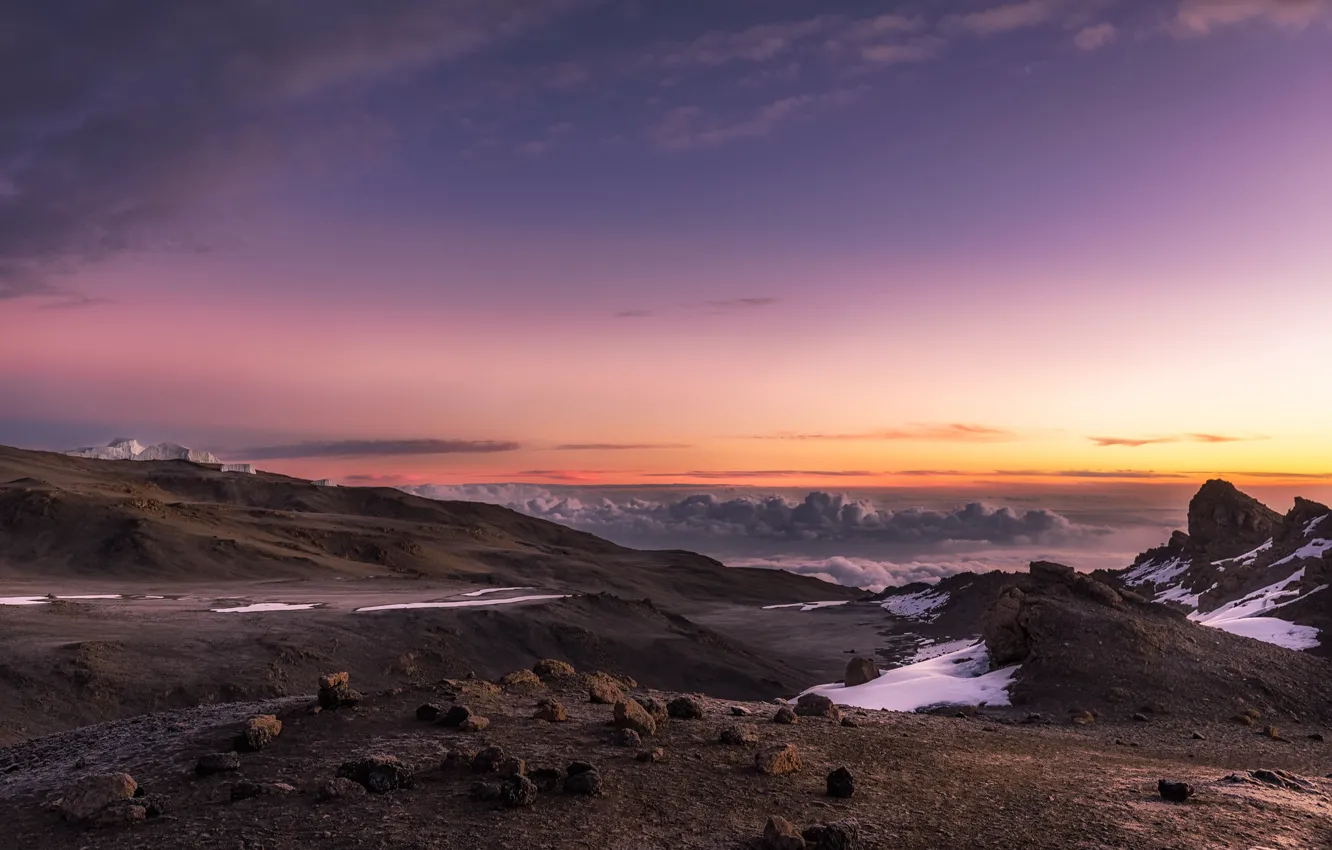 Photo wallpaper Africa, Kilimanjaro, Tanzania