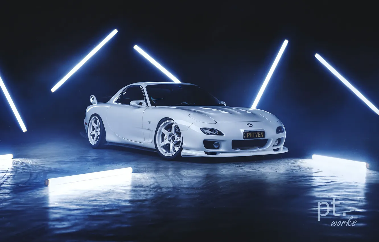 Photo wallpaper car, mazda, rx7