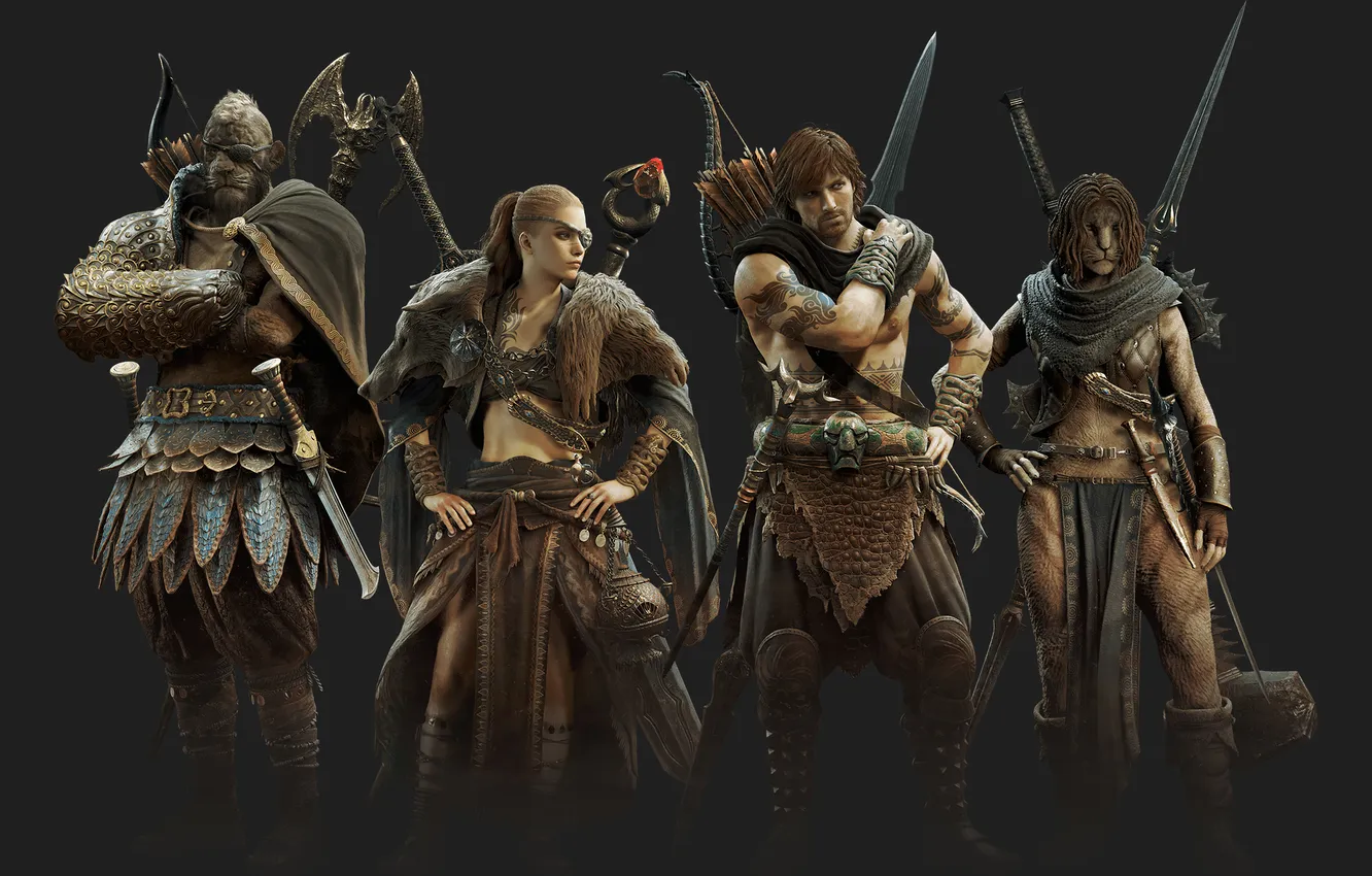 Photo wallpaper the game, class, characters, Warrior, Dragon's Dogma 2