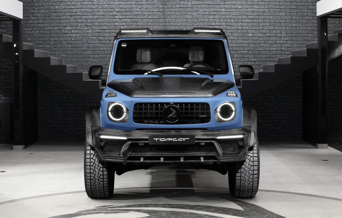 Photo wallpaper Mercedes, SUV, Mercedes, front view, AMG, Inferno, 4x4, Gaelic