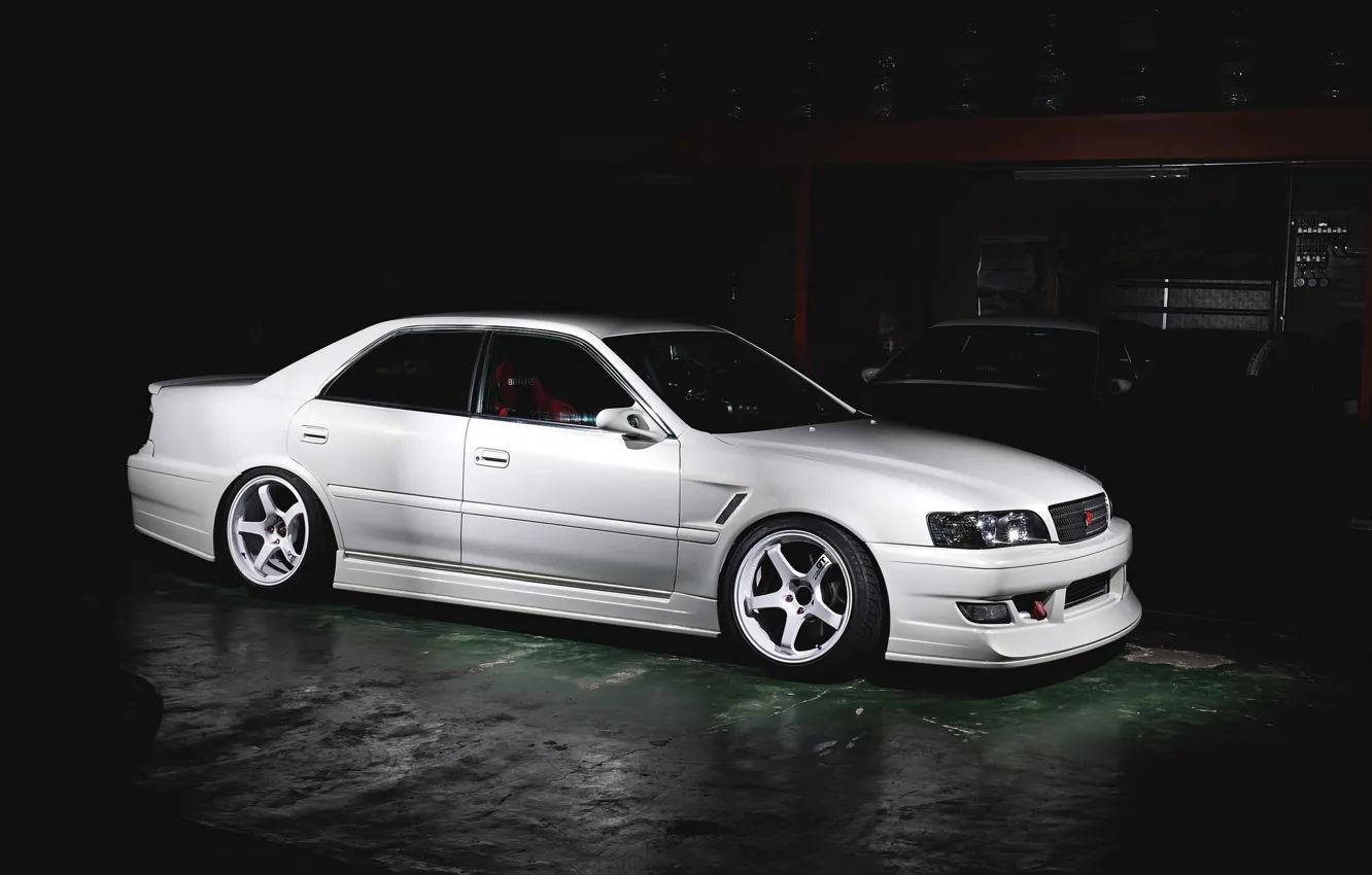 Wallpaper White, Tuning, Chaser, TOYOTA for mobile and desktop, section ...