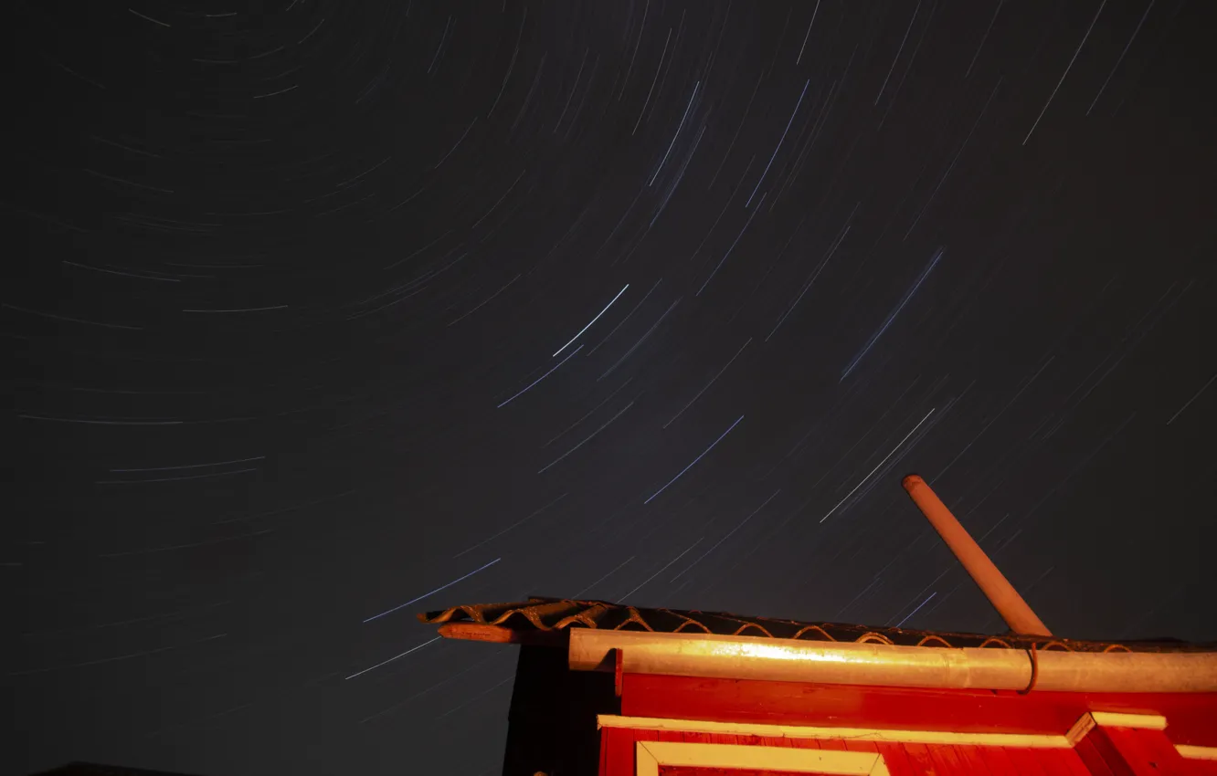 Photo wallpaper the sky, stars, depth, track, peace, infinity, cosmos stars