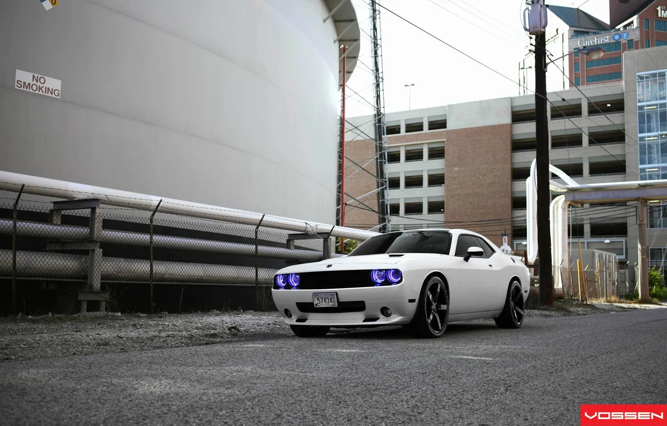 Photo wallpaper Dodge, Challenger, tuning, Vossen, VVSCV3