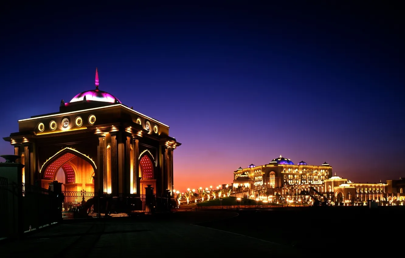 Photo wallpaper night, city, the city, lights, the create